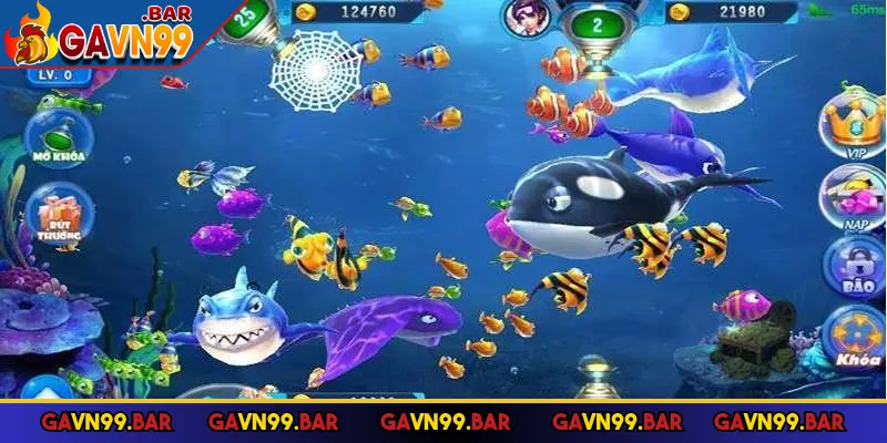 Bắn cá GAVN99 đầy thú vị với nhiều tựa game